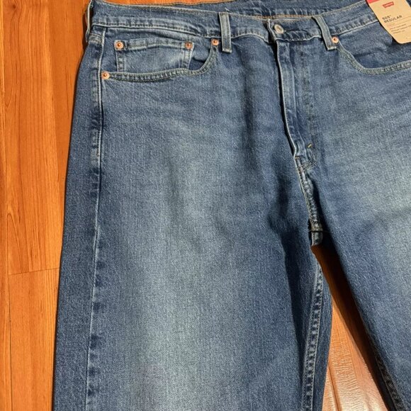 Levi's 505 Regular Fit Denim Blue Jeans 5052959 30x32 Straight Leg 505-2959 Wash - Picture 6 of 12